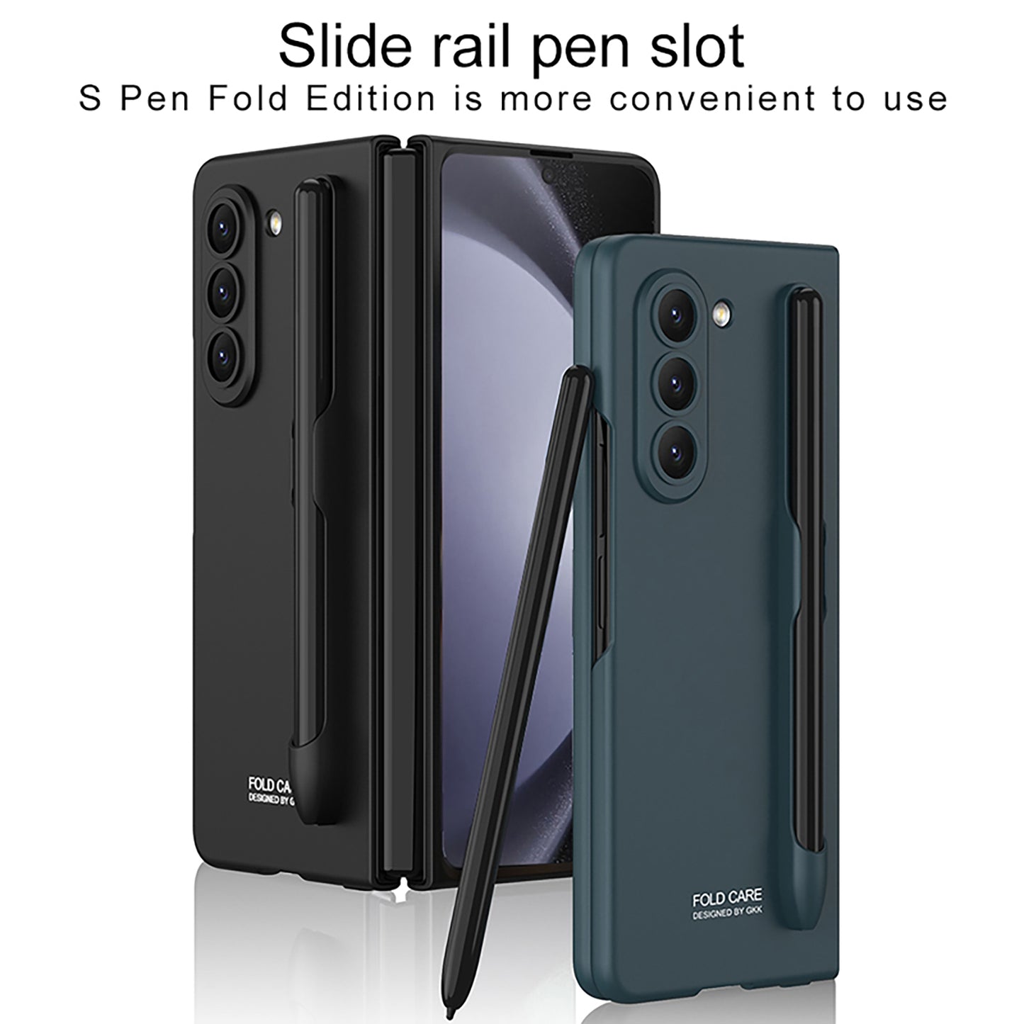 Galaxy Z Fold 5 – Ultra-Thin with Pen Slot Slim Cover & Case