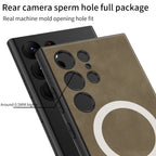 Samsung S23 / Ultra – Leather with MagSafe Cover & Case