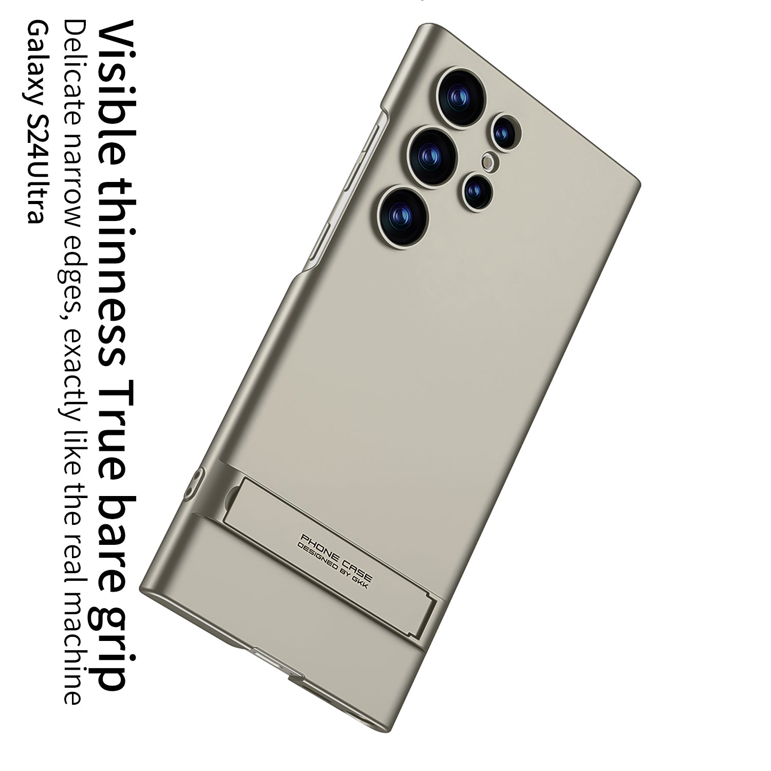 Samsung Galaxy S24 / Ultra – Slim Back Kickstand Cover & Case