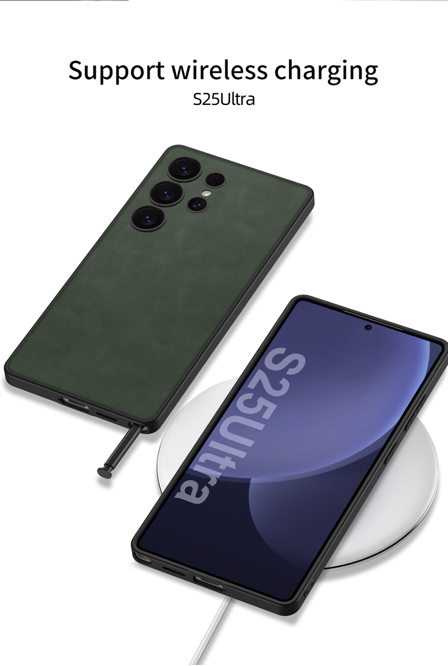 Samsung Galaxy S25 / Ultra– Matte Leather Ultra Thin Cover & Case