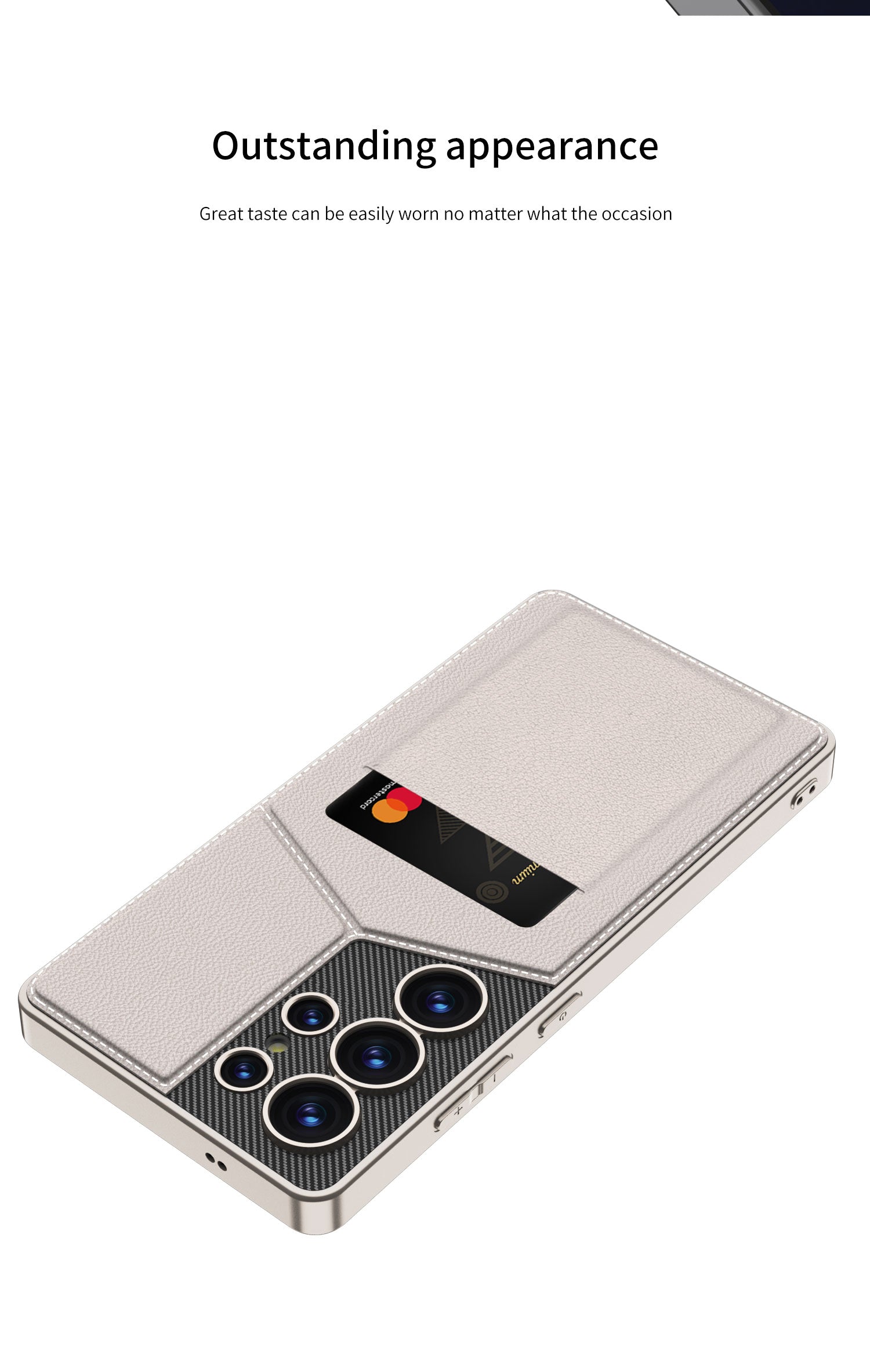 Samsung Galaxy S25 / Ultra– Rotor Stand Card Bag Cover & Case