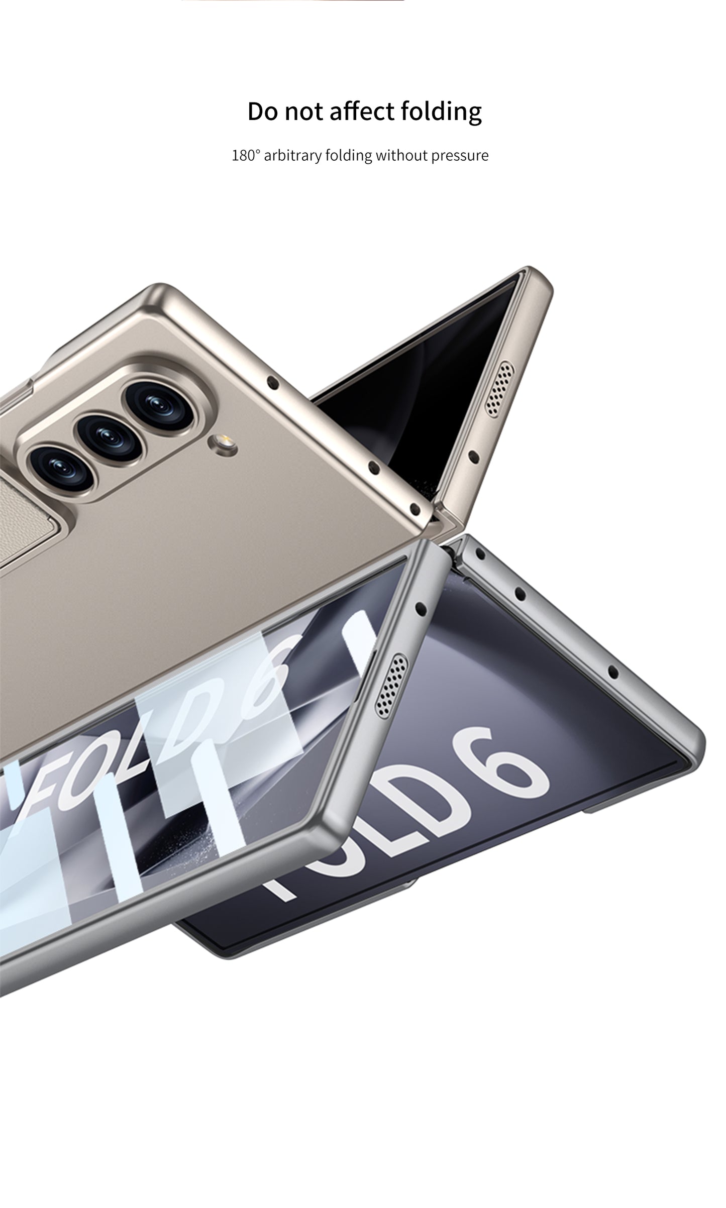 Galaxy Z Fold 6 – Ultra Thin with Kickstand and Glass Cover & Case