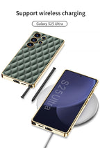 Samsung Galaxy S25 / Ultra– Leather Puff Design Cover & Case