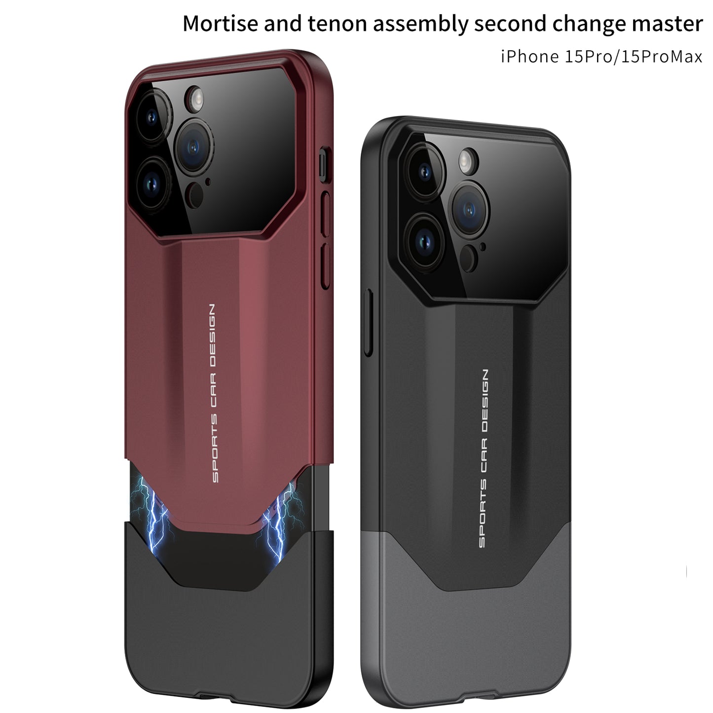 Apple iPhone 15 Pro / Pro Max – 2IN1 Cover & Case