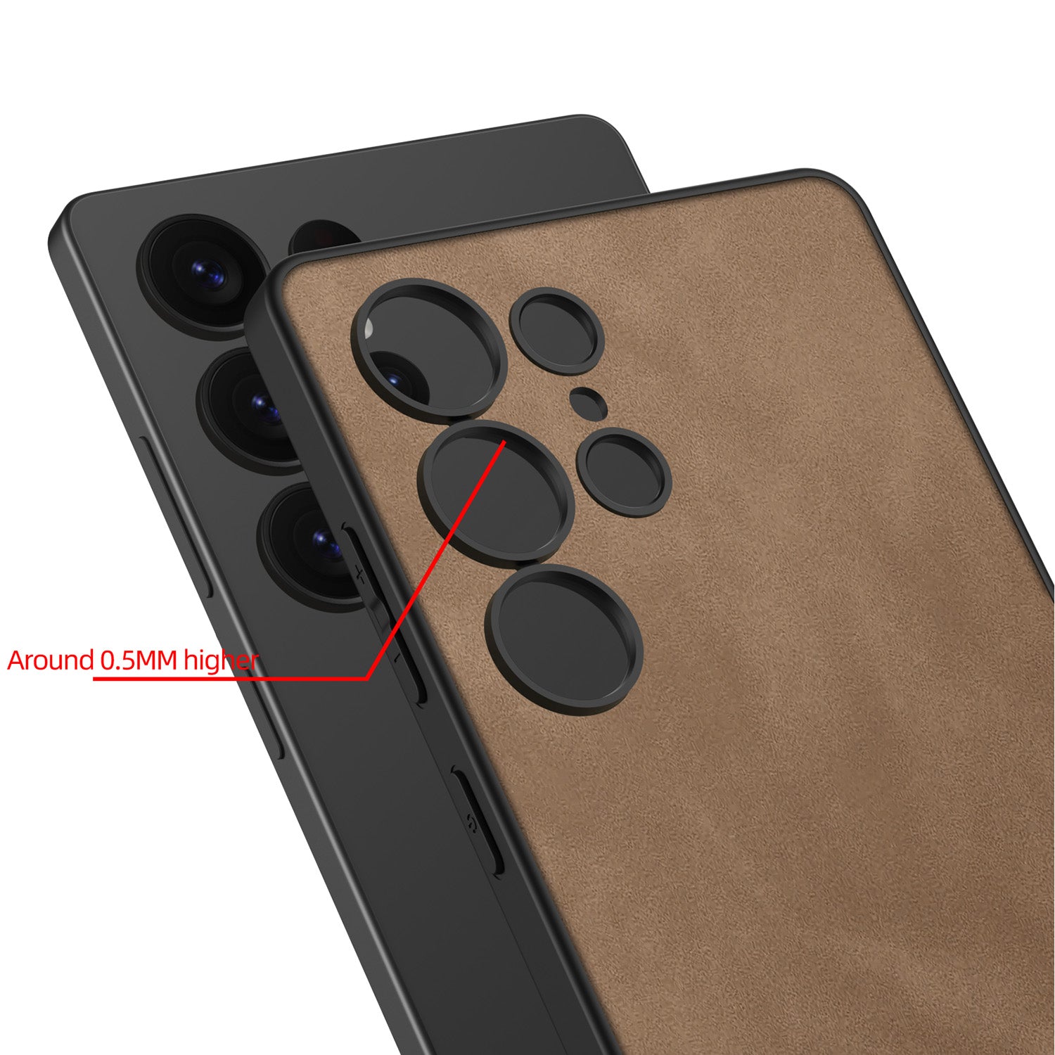 Samsung Galaxy S25 / Ultra– Matte Leather Ultra Thin Cover & Case