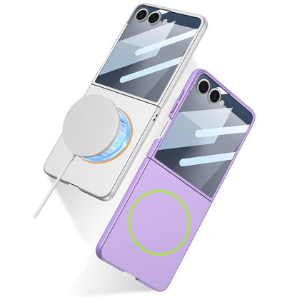 Samsung Galaxy flip 7. Wireless Charging Polycarbonate Case| Slim Shockproof Protective Back Cover