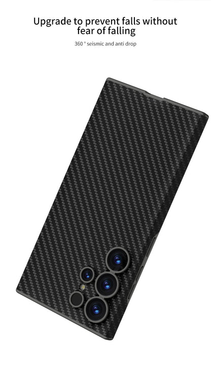 Samsung Galaxy S25 Ultra – Ultra Thin Leather Cover & Case