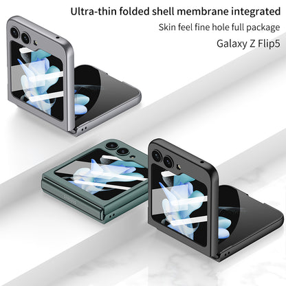 Galaxy Z Flip 5 – Shell Membrane + Glass Cover & Case