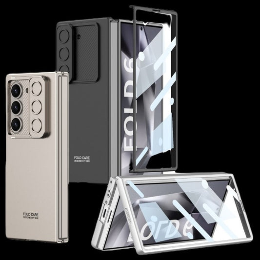 Galaxy Z Fold 6 – Thin PC + Glass + Slide Cover & Case