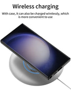 Samsung S24 / Ultra Cover – Electroplated Leather Cover & Case