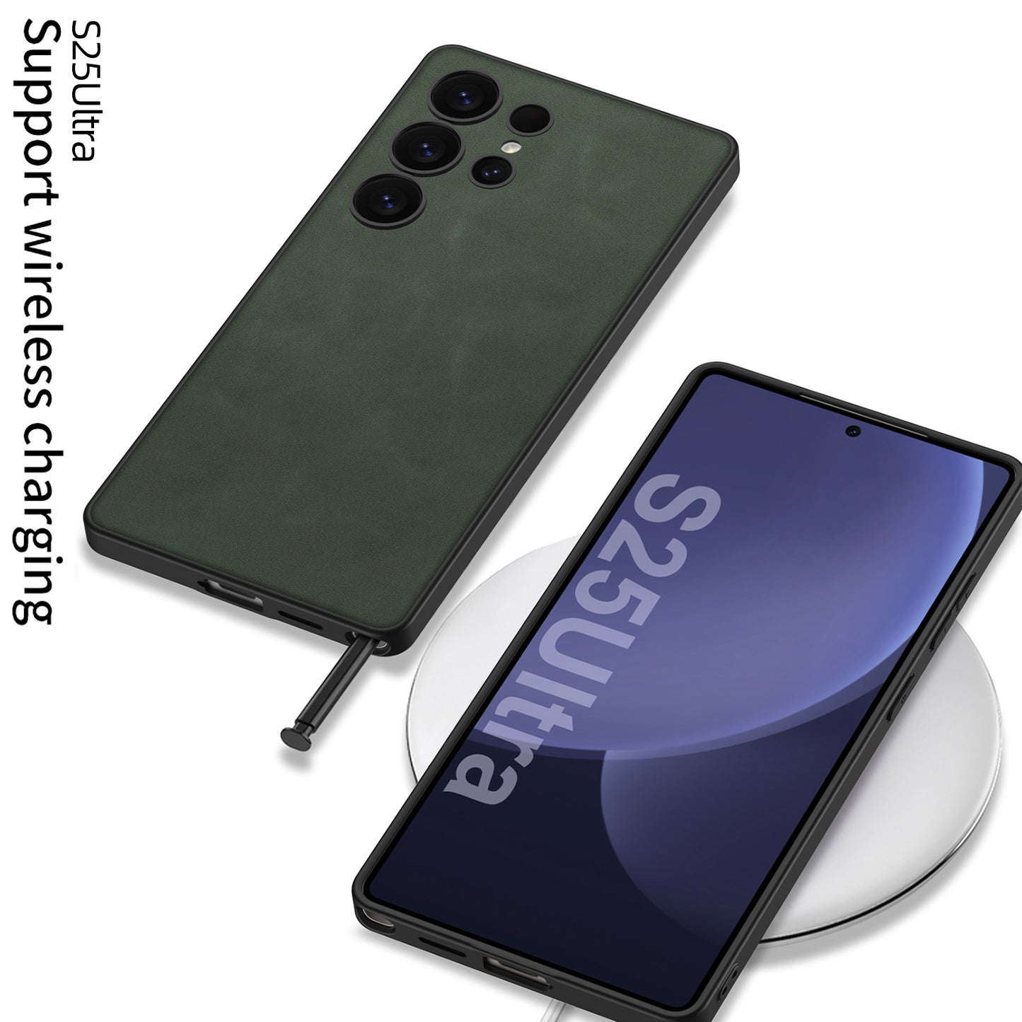 Samsung Galaxy S25 / Ultra– Matte Leather Ultra Thin Cover & Case