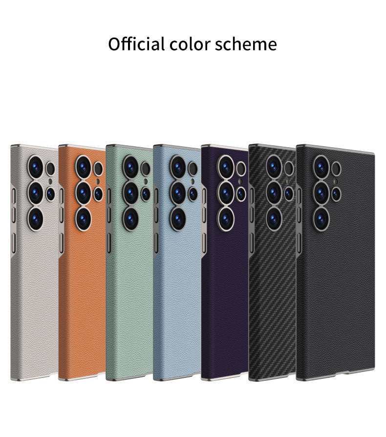 Samsung Galaxy S25 Ultra – Ultra Thin Leather Cover & Case