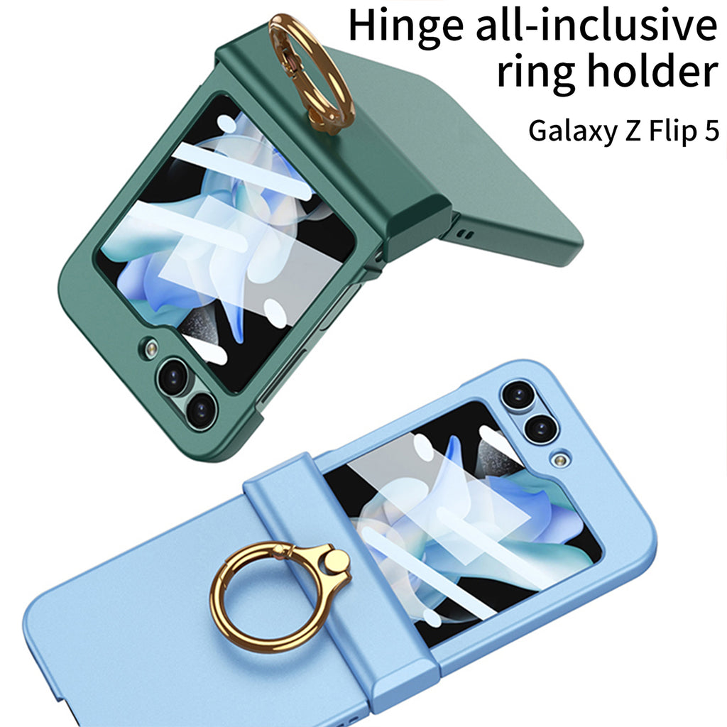Galaxy Z Flip 5 – Hinge Box Ring Cover & Case
