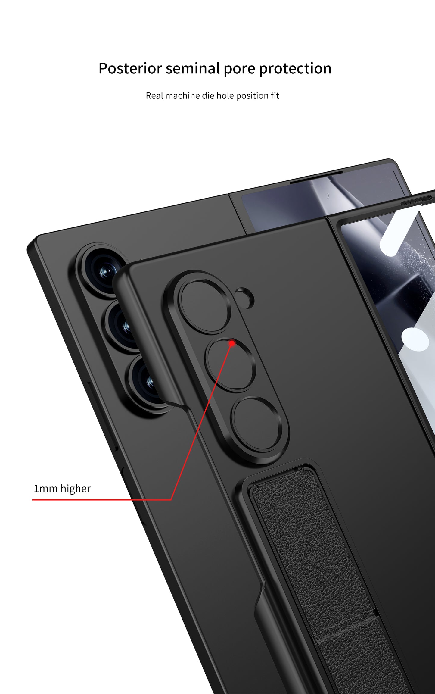 Galaxy Z Fold 6 – Ultra Thin with Kickstand and Glass Cover & Case