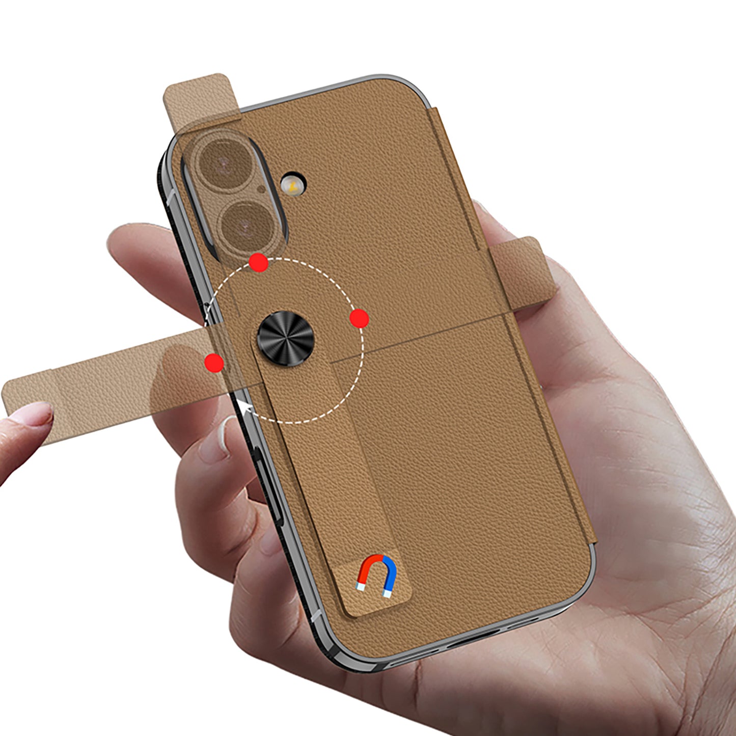 Apple iPhone 16  / Plus / Pro / Pro Max – Sheath Card Holder Cover & Case