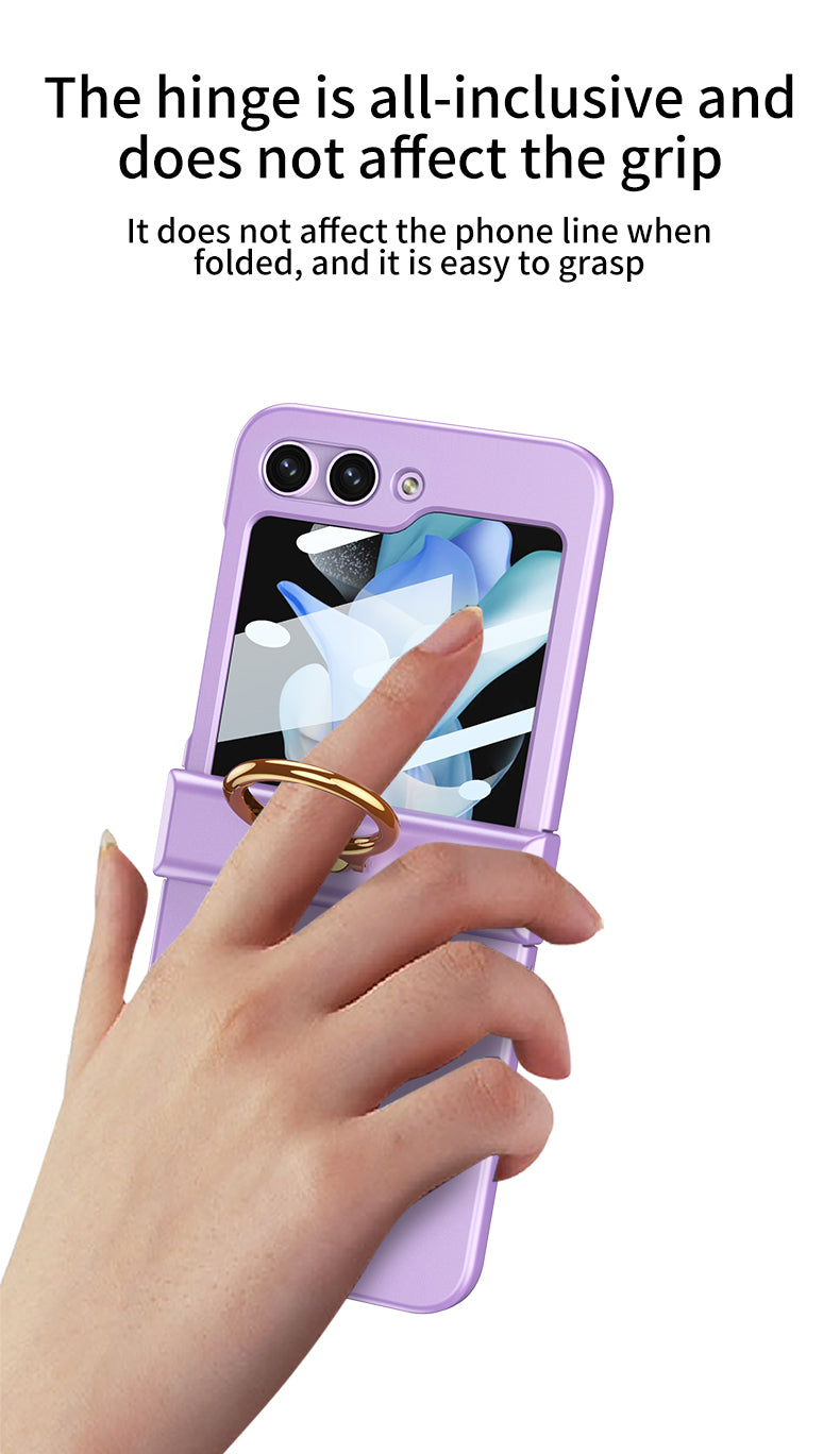 Galaxy Z Flip 5 – Hinge Box Ring Cover & Case