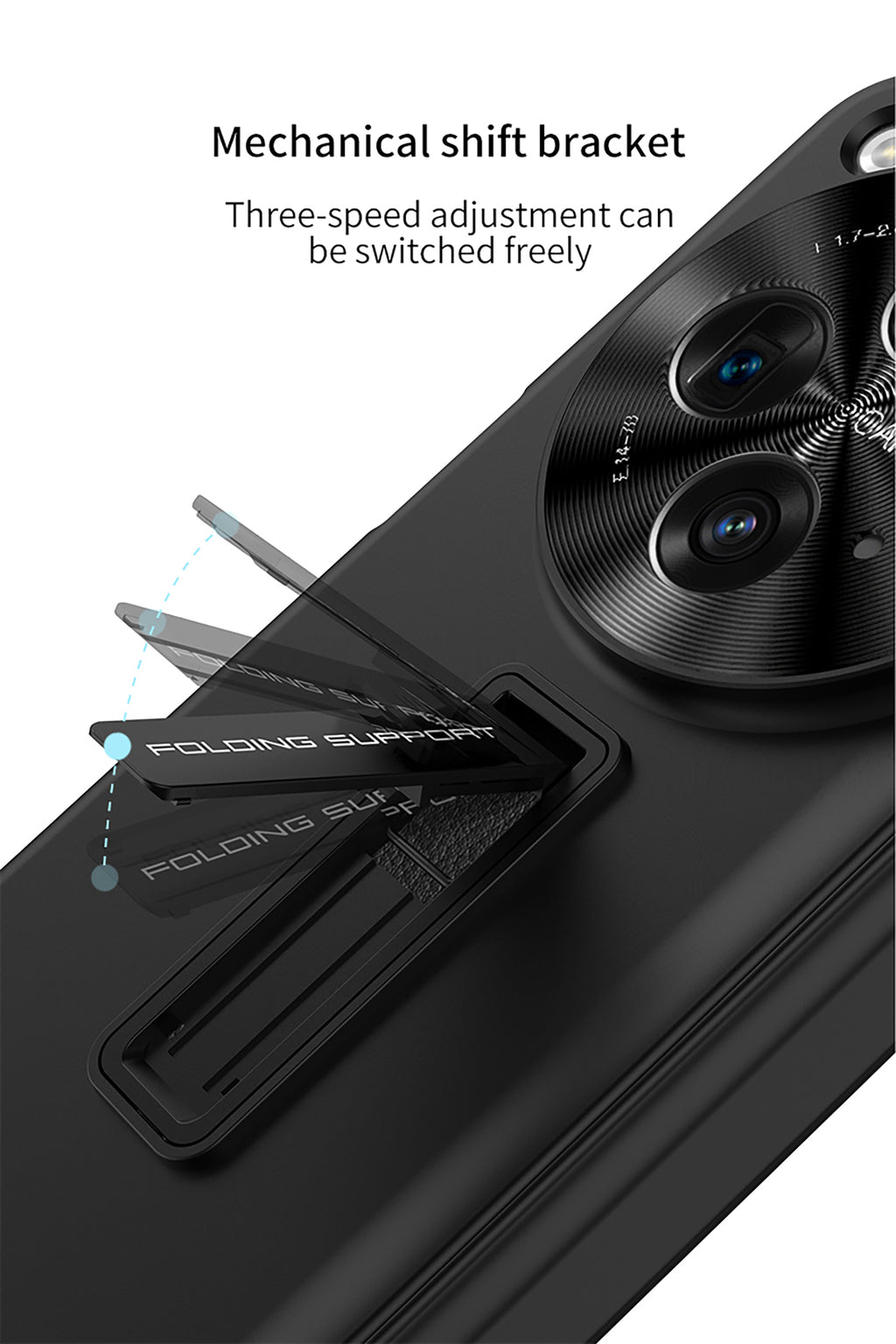 OnePlus Open – Magnetic Cover with Hinge Protection + Kickstand Cover & Case