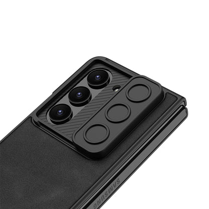 Galaxy Z Fold 5 – Leather Glass Slide Cover & Case