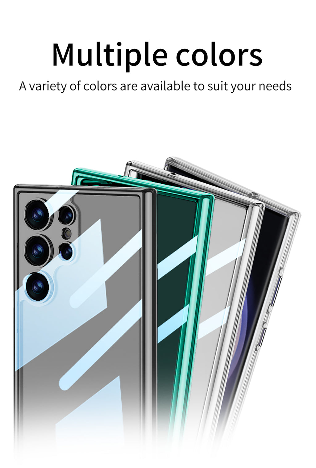 Samsung S23 Ultra – Hybrid Transparent Cover & Case