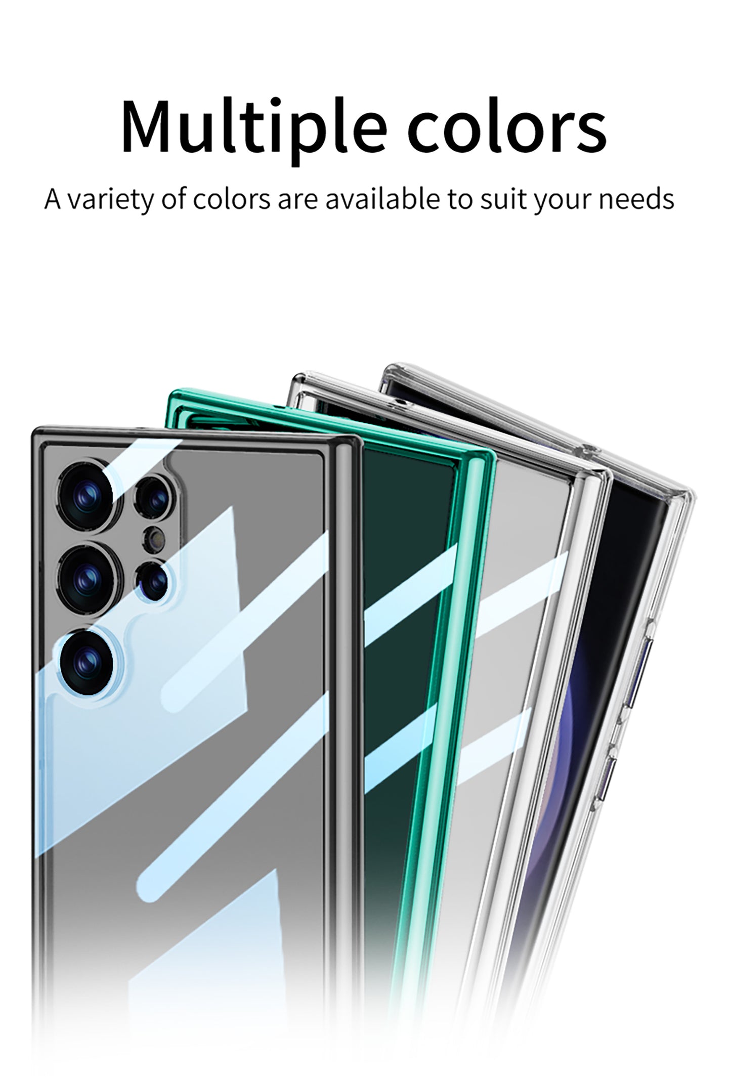 Samsung S23 Ultra – Hybrid Transparent Cover & Case