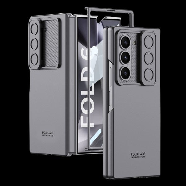 Galaxy Z Fold 6 – Thin PC + Glass + Slide Cover & Case