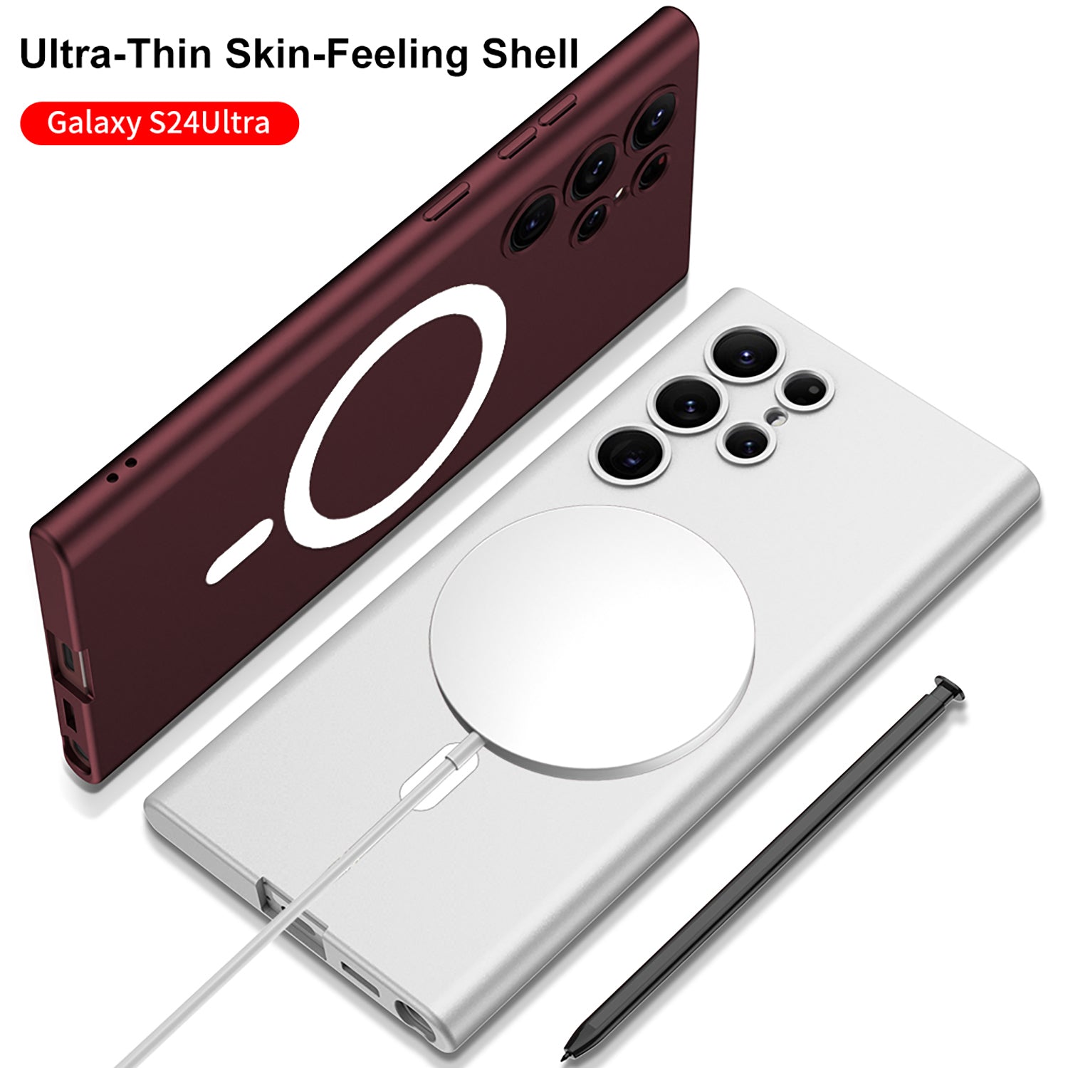 Samsung S24 / Plus / Ultra – Ultra-Thin Soft Cover & Case