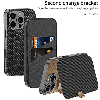 Apple iPhone 16  / Plus / Pro / Pro Max – Sheath Card Holder Cover & Case