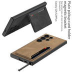 Samsung S24 / Ultra Cover – Electroplated Leather Cover & Case