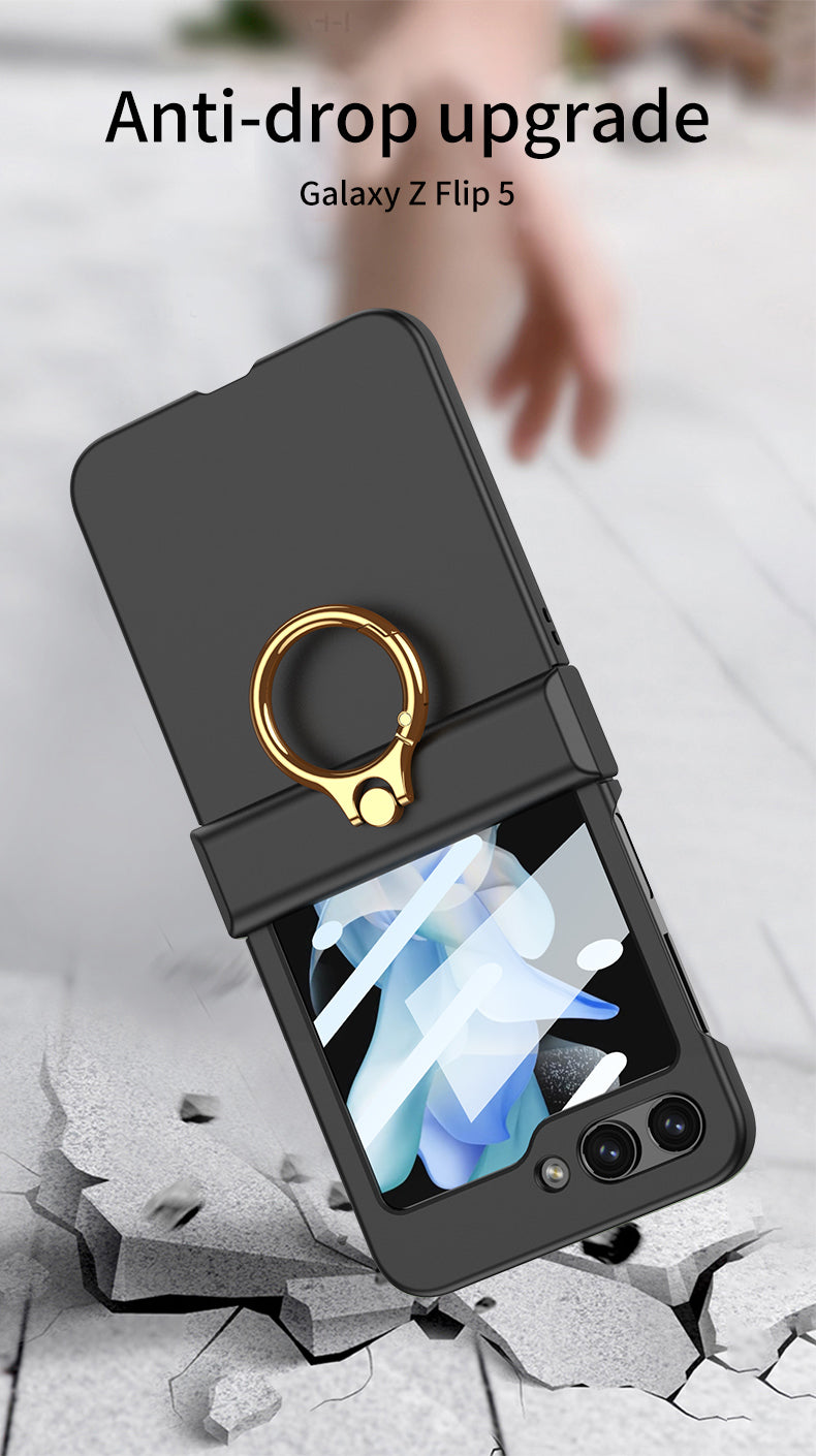 Galaxy Z Flip 5 – Hinge Box Ring Cover & Case