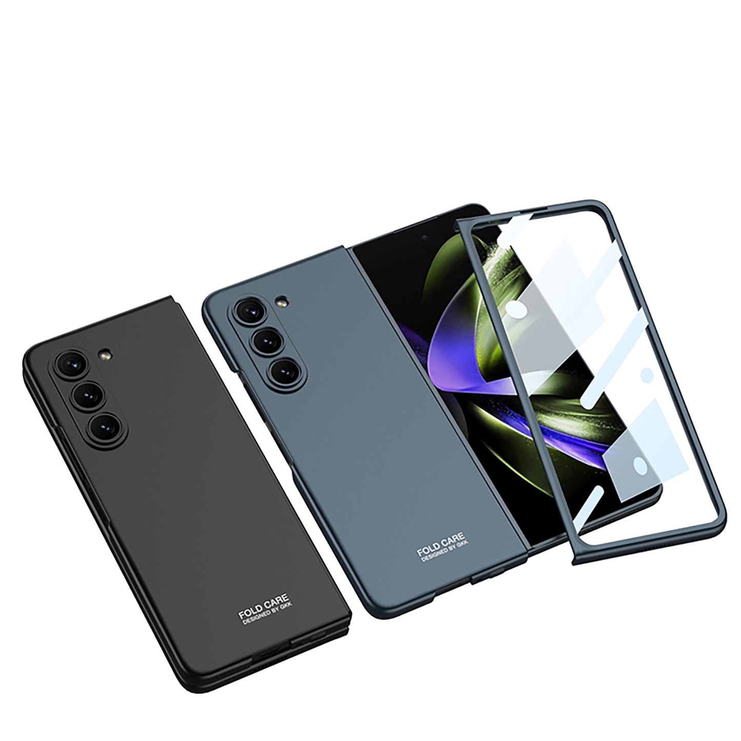 Galaxy Z Fold 5 – Ultra-Thin PC + Glass Cover & Case