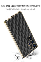 Samsung Galaxy S25 / Ultra– Leather Puff Design Cover & Case