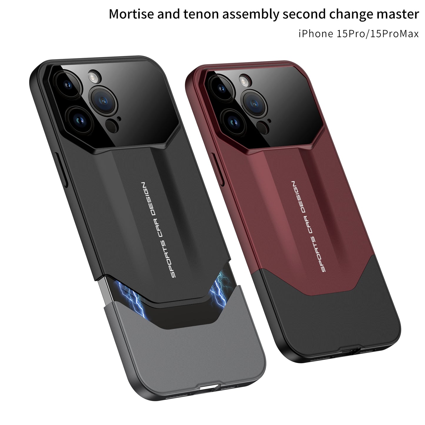 Apple iPhone 15 Pro / Pro Max – 2IN1 Cover & Case