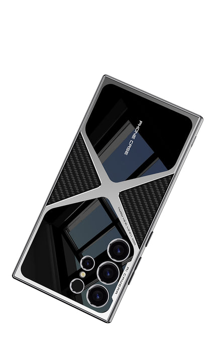 Samsung S24 Ultra Case – Electroplated PU Leather Cover & Case