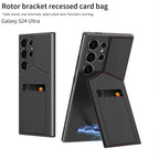 Samsung S24 Ultra Case– Rotor Stand Card Bag Cover & Case