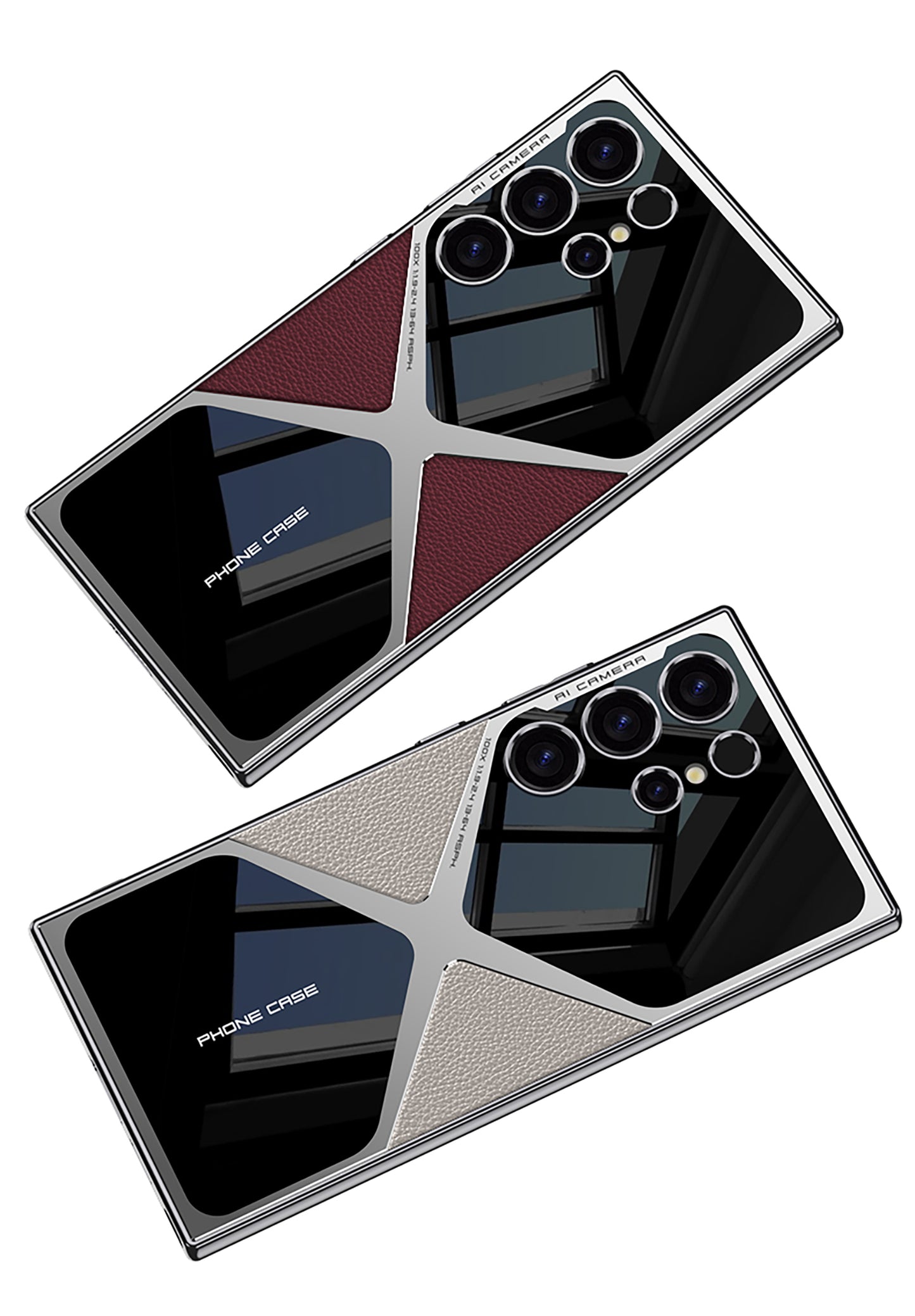 Samsung S24 Ultra Case – Electroplated PU Leather Cover & Case