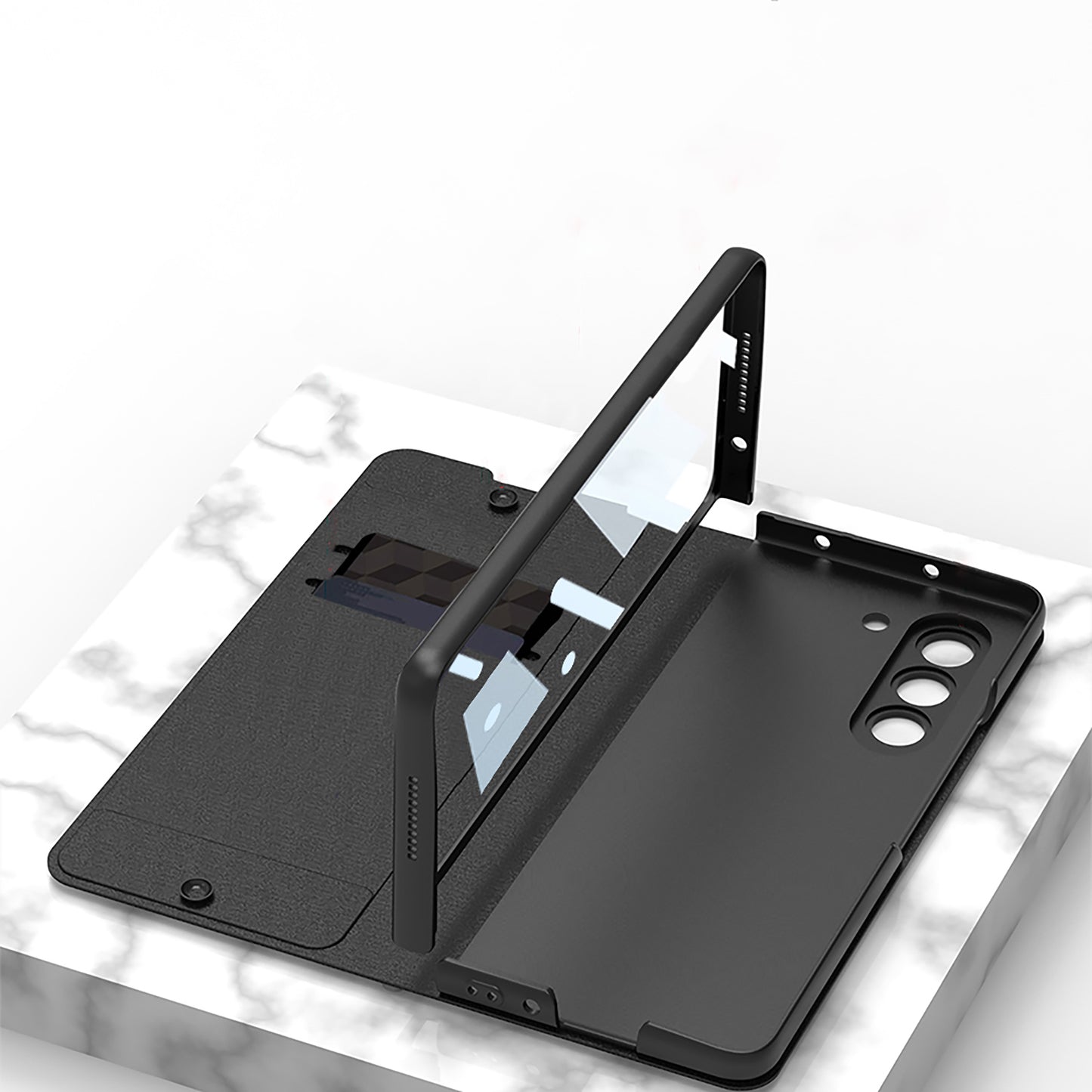 Galaxy Z Fold 5 – Sheath Armor with Pen Slot Cover & Case