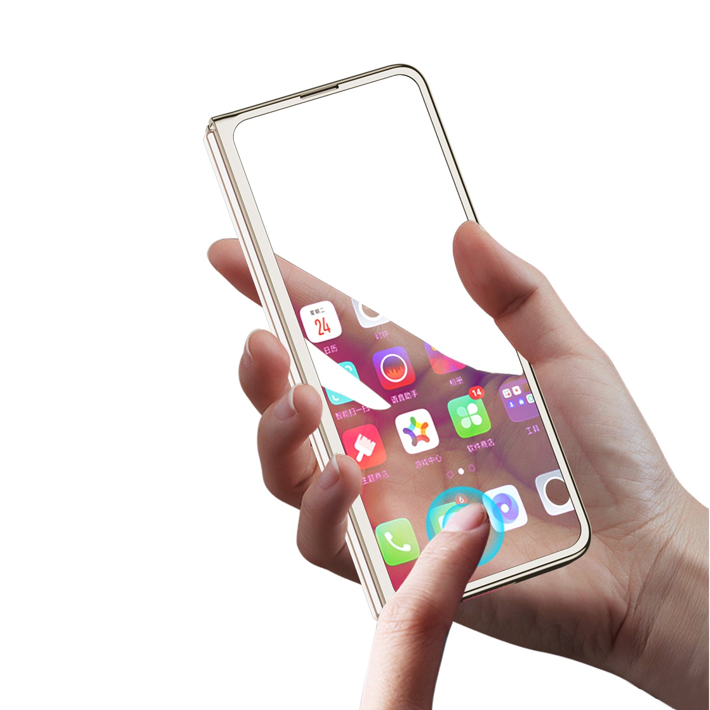 Galaxy Z Fold 5 – Phantom with Pen Slot Cover & Case Case