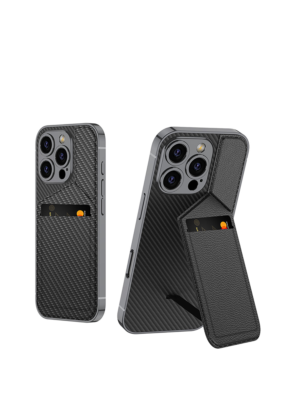 Apple iPhone 16 / Plus / Pro / Pro Max – Leather Card Slot Cover & Case