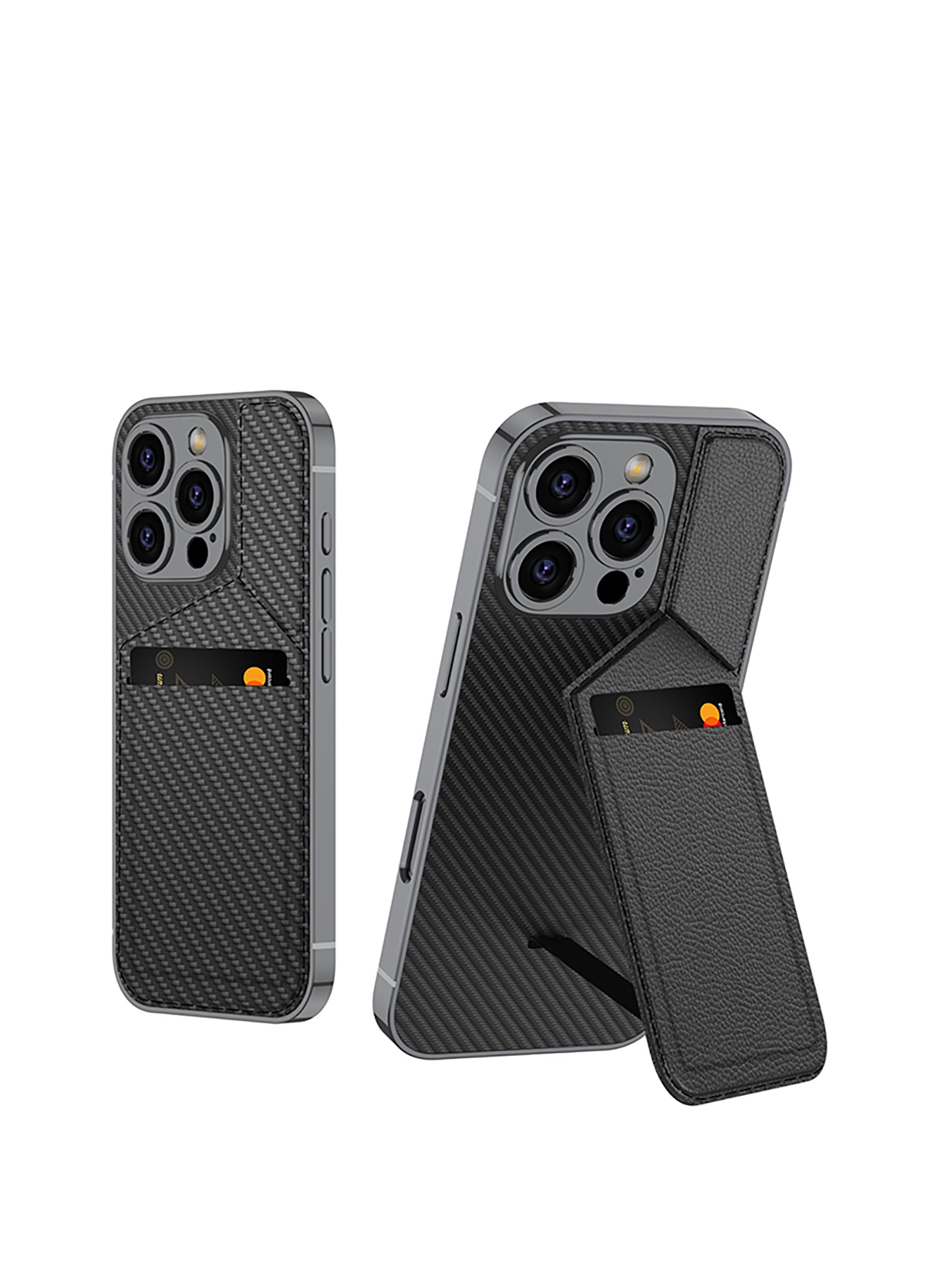 Apple iPhone 16 / Plus / Pro / Pro Max – Leather Card Slot Cover & Case