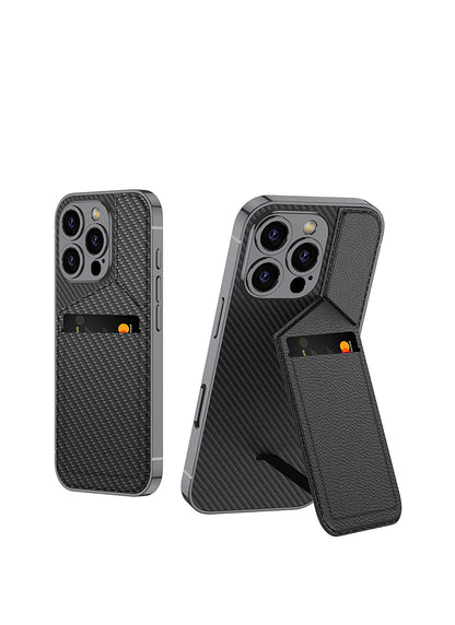 Apple iPhone 16 / Plus / Pro / Pro Max – Leather Card Slot Cover & Case