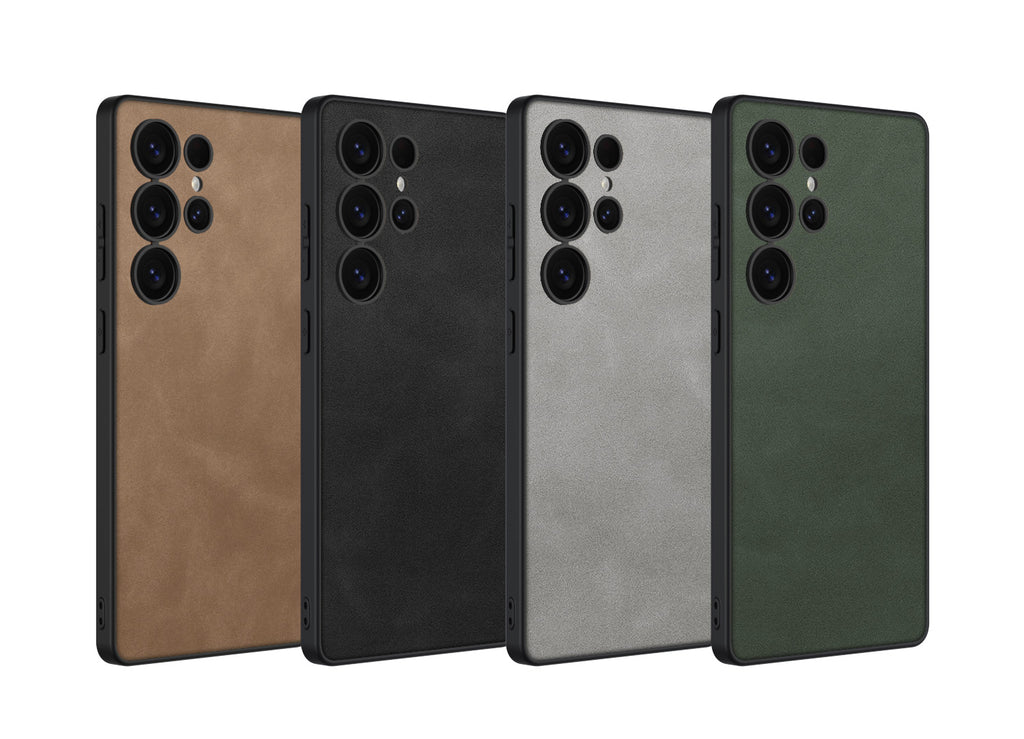 Samsung Galaxy S25 / Ultra– Matte Leather Ultra Thin Cover & Case