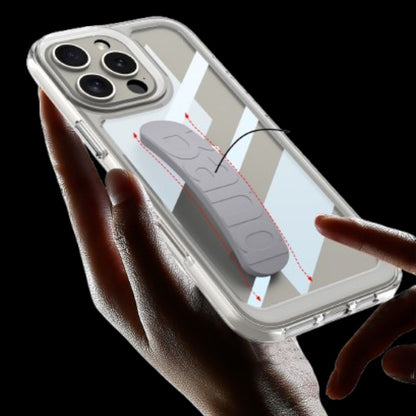 Apple iPhone 16 / Plus / Pro / Pro Max – Transparent with Wrist Band Cover & Case