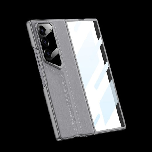 Galaxy Z Fold 6 – Ultra-Thin Blade PU Leather Cover & Case