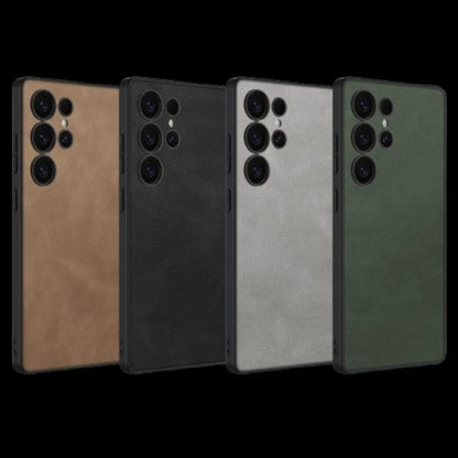 Samsung Galaxy S25 / Ultra– Matte Leather Ultra Thin Cover & Case