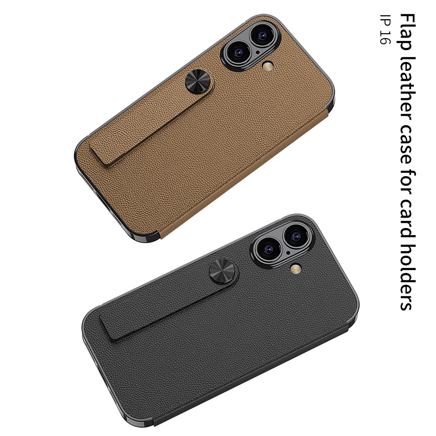 Apple iPhone 16  / Plus / Pro / Pro Max – Sheath Card Holder Cover & Case