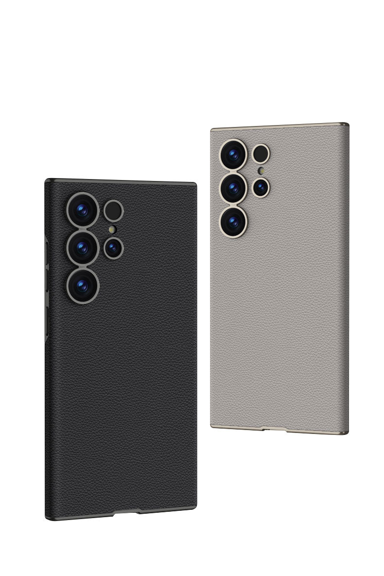Samsung Galaxy S25 Ultra – Ultra Thin Leather Cover & Case