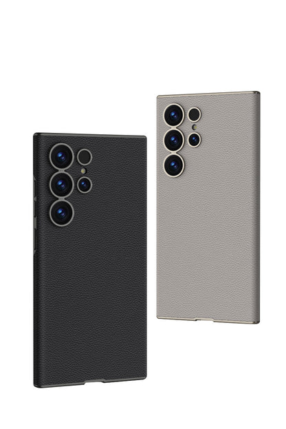Samsung Galaxy S25 Ultra – Ultra Thin Leather Cover & Case
