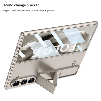 Galaxy Z Fold 6 – Ultra Thin with Kickstand and Glass Cover & Case