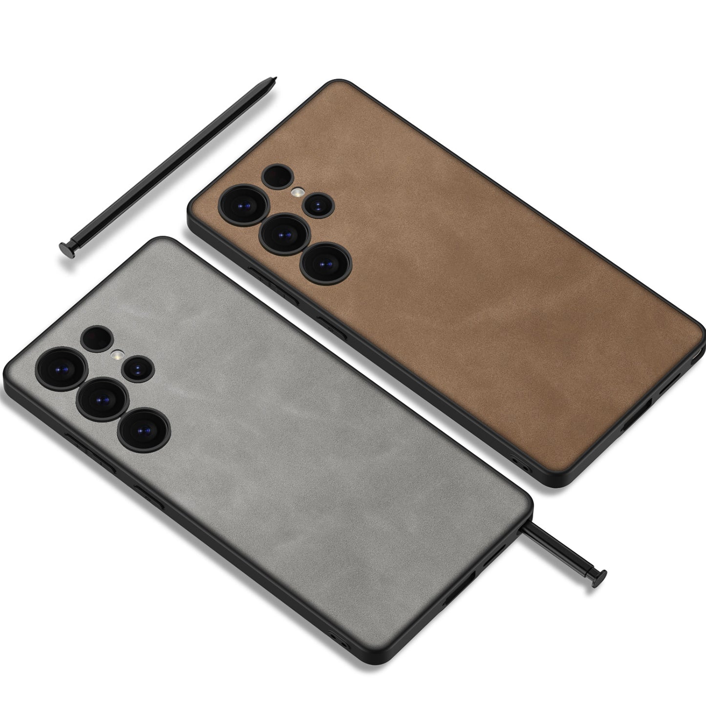 Samsung Galaxy S25 / Ultra– Matte Leather Ultra Thin Cover & Case