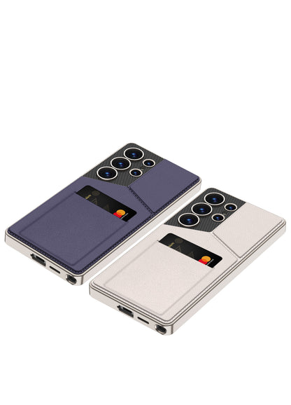 Samsung Galaxy S25 / Ultra– Rotor Stand Card Bag Cover & Case